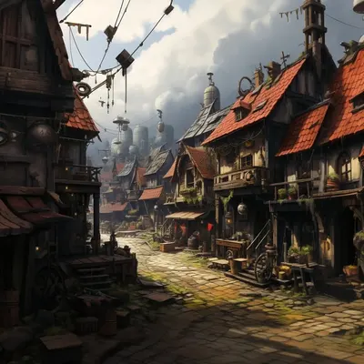 polishVillage 2077 - AI artwork, 4 Oct 2023