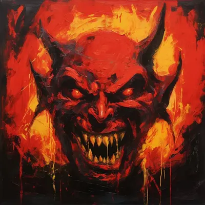 Exploring the Devil Across Cultures The devil, a symbol of temptation and malevolence, takes on various forms in different cultures and religions. Here's a brief dive into this multifaceted concept: Christianity: Known as Satan or Lucifer, the devil is a fallen angel who tempts humans and embodies evil. Islam: Iblis or Shaytan in Islam, a rebellious figure who seeks to lead people astray. Other Belief Systems: The idea of malevolent supernatural beings varies across cultures, and some may not have a devil figure at all. Modern Interpretations: In literature and media, the devil often symbolizes human capacity for wrongdoing and the struggle between good and evil within us.The devil is a complex symbol that's interpreted differently, making it an enduring concept in our imagination - AI artwork, 28 Oct 2023