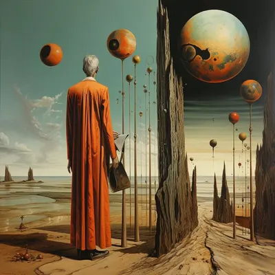 Imagine a cosmic ballet where the stage is emptiness itself. In the quantum void, where nothing appears to be, there's a subtle choreography of particles and energy, a silent symphony shaping the very fabric of reality. It's the paradox of nothingness pulsating with potential, where the unseen orchestrates the grand spectacle of existence - AI artwork, 8 Nov 2023