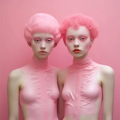 pink & pink - AI artwork, 5 Nov 2023