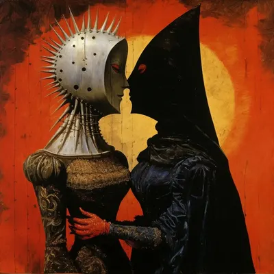 Could love be dark? . . . . sketch - AI artwork, 25 Nov 2023