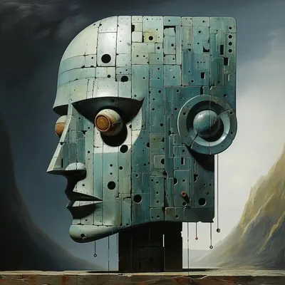 Not Talking Heads - AI artwork, 17 Nov 2023