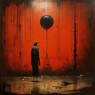 The Black Hole Religion Singularity will come for us, sooner or later. Everyone will go back to the core - AI artwork, 15 Nov 2023