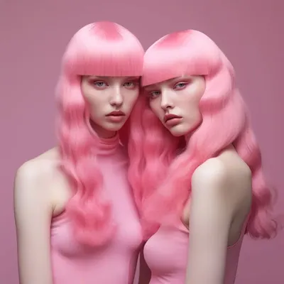 pink & pink - AI artwork, 5 Nov 2023