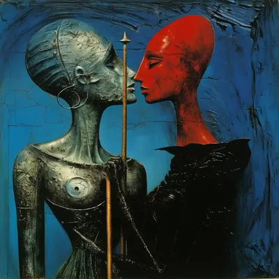 Could love be dark? . . . . sketch - AI artwork, 25 Nov 2023