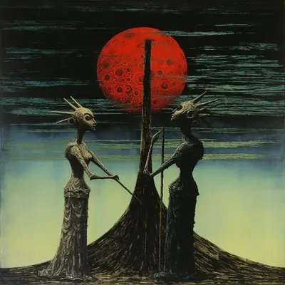 Could love be dark? . . . . sketch - AI artwork, 25 Nov 2023