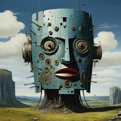 Not Talking Heads - AI artwork, 17 Nov 2023