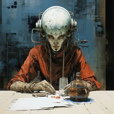 Fortune Tellers Clairvoyance through the technology - AI artwork, 7 Nov 2023