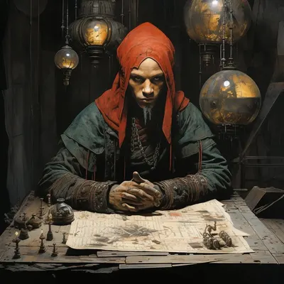 Fortune Tellers Clairvoyance through the technology - AI artwork, 7 Nov 2023