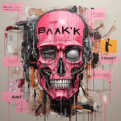 Exploring a new intersection in art: where the gritty essence of street art meets the unconventional charm of pink. As an exploration of contrasts and meanings. In art, skulls often symbolize mortality and introspection. Recasting them in shades of pink disrupts this traditional symbolism, inviting viewers to reconsider their preconceptions. It's a visual experiment in how color can alter perception and meaning. This artwork represents a broader conversation in contemporary art - the interplay between the enduring and the fleeting, the intense and the delicate. It's about finding balance and harmony in dichotomies, and how this tension can lead to new understandings - AI artwork, 29 Nov 2023