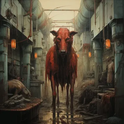 THEY MERGED WITH HUMANS - AI artwork, 26 Nov 2023