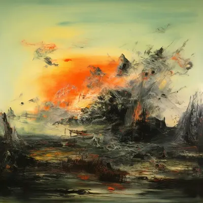 Sharp edges - AI artwork, 23 Nov 2023