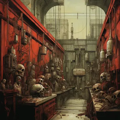 THEY MERGED WITH HUMANS - AI artwork, 26 Nov 2023