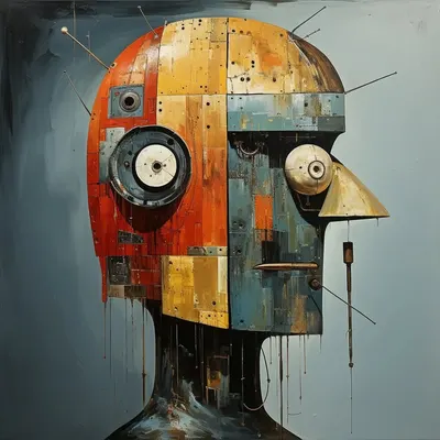 Not Talking Heads - AI artwork, 17 Nov 2023