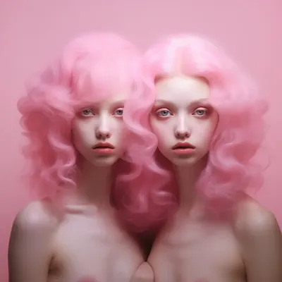 pink & pink - AI artwork, 5 Nov 2023