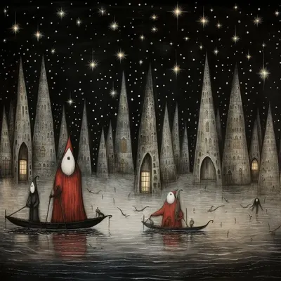 Best wishes to everyone - AI artwork, 24 Dec 2023
