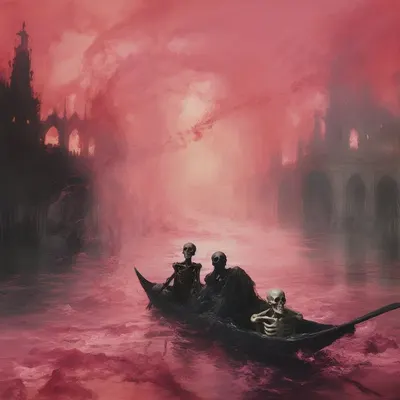 exploring the pinkness - AI artwork, 9 Dec 2023