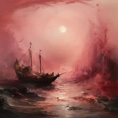 exploring the pinkness - AI artwork, 9 Dec 2023