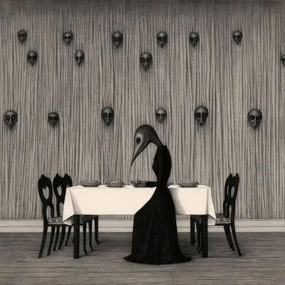 THEY KEEP WHISPERING - AI artwork, 28 Dec 2023