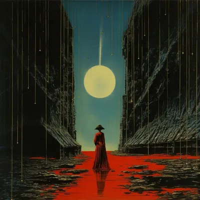 There is always someone behind. Always - AI artwork, 13 Dec 2023