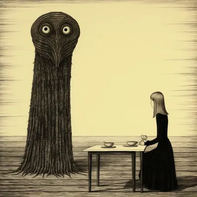 THEY KEEP WHISPERING - AI artwork, 28 Dec 2023