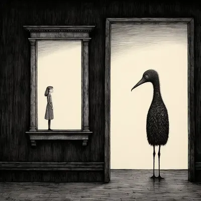 THEY KEEP WHISPERING - AI artwork, 28 Dec 2023