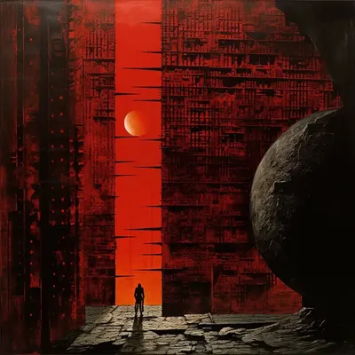 There is always someone behind. Always - AI artwork, 13 Dec 2023