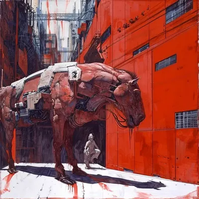 THEY ATE EVERYTHING - AI artwork, 14 Jan 2024