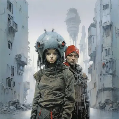 The idea of humans and robots falling in love explores the intersection of emotions and technology, often portrayed in science fiction. It raises questions about the nature of consciousness and relationships in an increasingly technologically advanced world - AI artwork, 22 Jan 2024