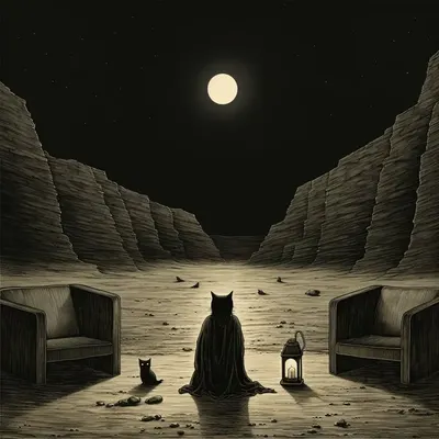 What would catman do? - AI artwork, 28 Jan 2024
