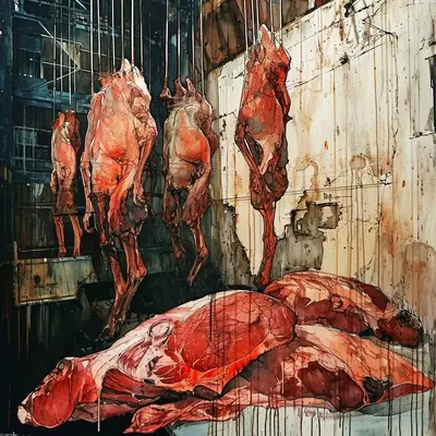 THEY ATE EVERYTHING - AI artwork, 14 Jan 2024