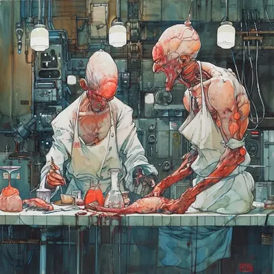 THEY ATE EVERYTHING - AI artwork, 14 Jan 2024