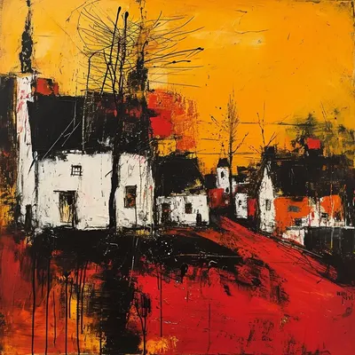 Feeling the weight of this town tearing at my seams. Every corner echoes with memories that cut deep. Trying to find solace in the chaos, but it's a struggle - AI artwork, 26 Jan 2024