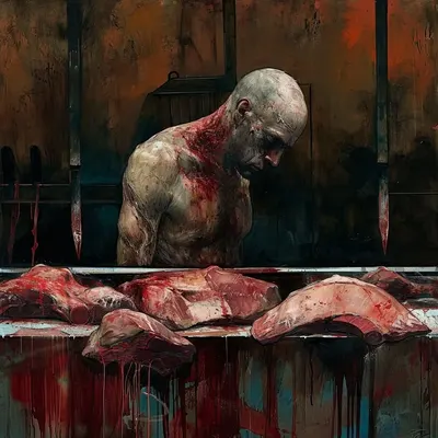 THEY ATE EVERYTHING - AI artwork, 14 Jan 2024