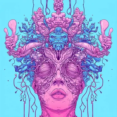 Hive mind: it's all connected - AI artwork, 20 Jan 2024