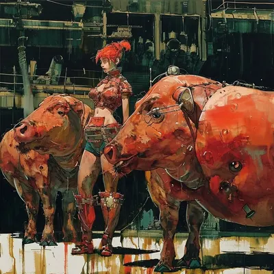 THEY ATE EVERYTHING - AI artwork, 14 Jan 2024