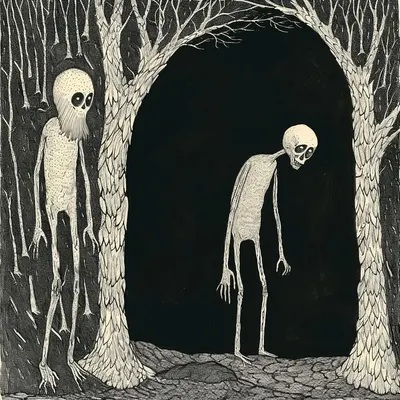 Embracing life's journey, acknowledging the inevitability of our shared destiny. Death. Choosing to face the unknown with dignity, as we all navigate the profound mystery of existence - AI artwork, 25 Jan 2024