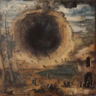 We are all dreaming about the end, aren't we? - AI artwork, 14 Feb 2024