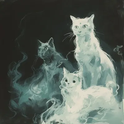 Do you believe in ghosts? - AI artwork, 22 Feb 2024