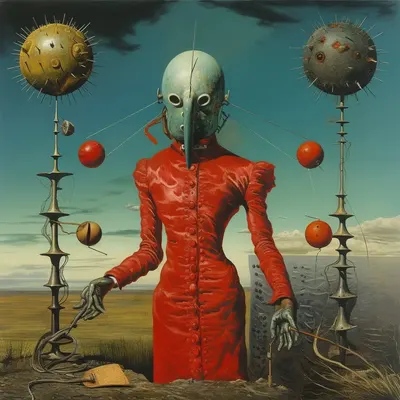 I endured a nightmare so harrowing that waking felt like navigating a labyrinth of alternate realities. Was it truly happening? - AI artwork, 12 Feb 2024