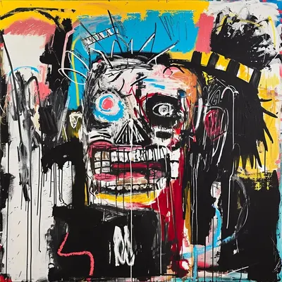 All around me are familiar faces - AI artwork, 28 Feb 2024
