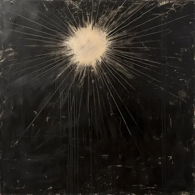 Explosions in the sky - AI artwork, 4 Feb 2024