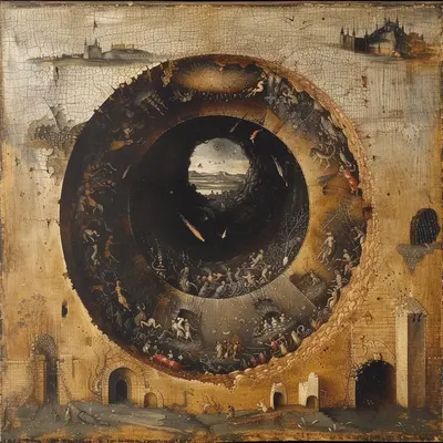 We are all dreaming about the end, aren't we? - AI artwork, 14 Feb 2024