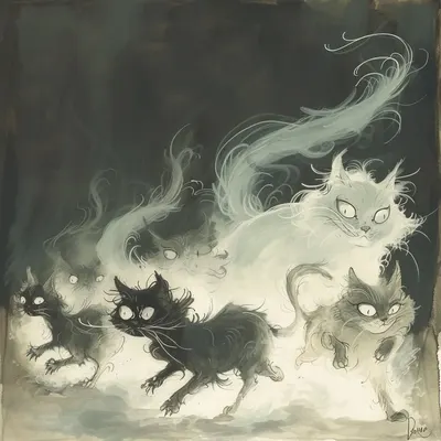 Do you believe in ghosts? - AI artwork, 22 Feb 2024