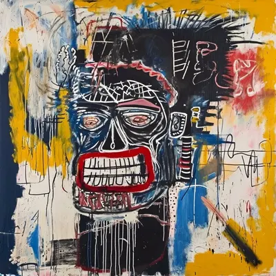 All around me are familiar faces - AI artwork, 28 Feb 2024