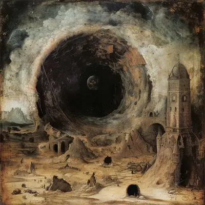 We are all dreaming about the end, aren't we? - AI artwork, 14 Feb 2024