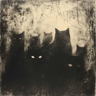 What are cats? - AI artwork, 10 Feb 2024