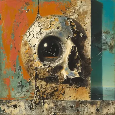 I endured a nightmare so harrowing that waking felt like navigating a labyrinth of alternate realities. Was it truly happening? - AI artwork, 12 Feb 2024