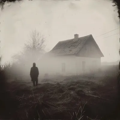 Polish village. Ghosts. Void. I went through it - AI artwork, 3 Feb 2024