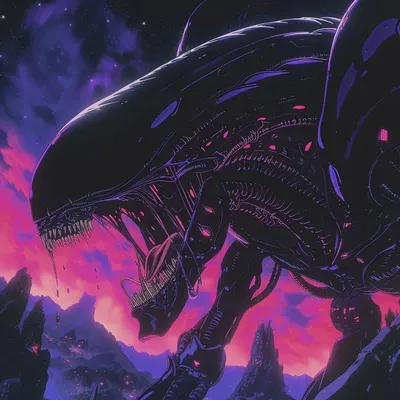 What hides in the dark? - AI artwork, 6 Feb 2024